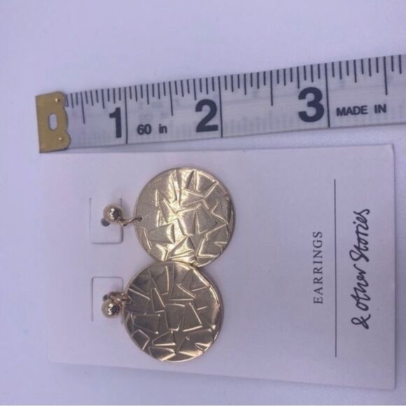 & Other Stories Geometric Earrings - Picture 2 of 3
